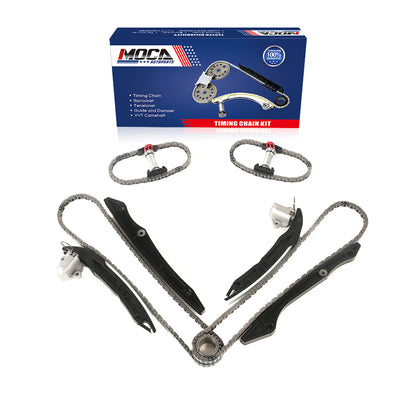 Kit de cadena de distribución compatible con Ford F150 Mustang Coyote 50 (modelos 2011-2015), motor modular de 32 V y 5,0 L.