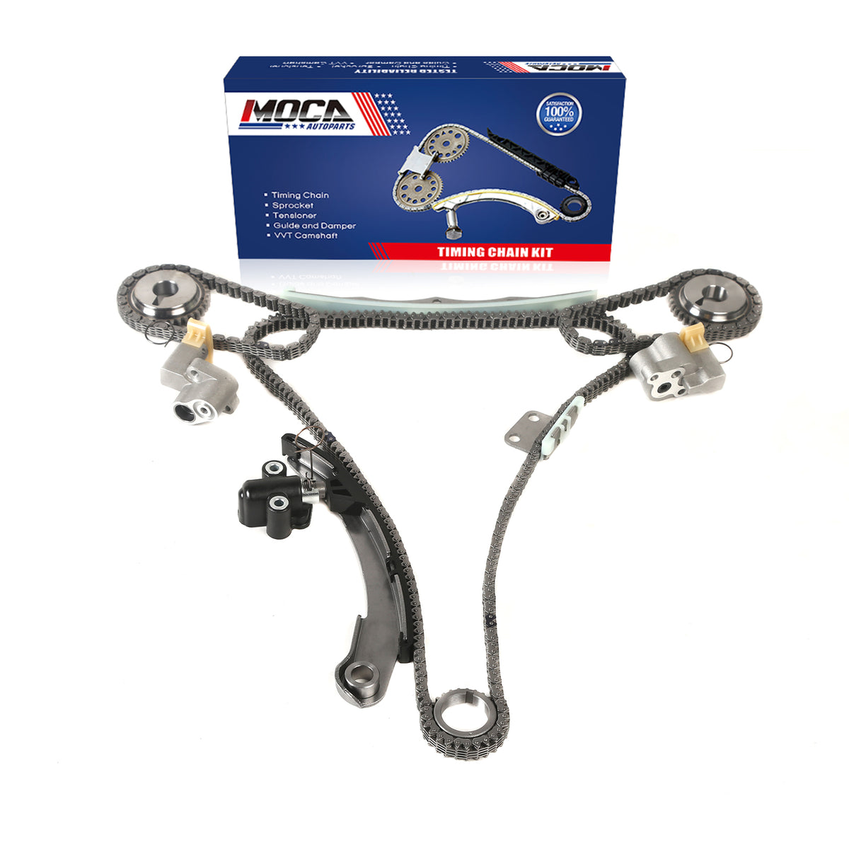 Kit de cadena de distribución compatible con Nissan Quest, Altima, Maxima, 3.5L V6, 9-0720S, 24 V, VQ35DE, años 04 a 15