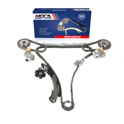 Kit de cadena de distribución compatible con Nissan Quest, Altima, Maxima, 3.5L V6, 9-0720S, 24 V, VQ35DE, años 04 a 15