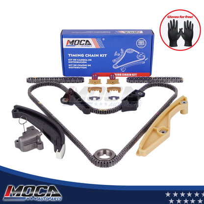 Kit de cadena de distribución compatible con Ford F150 Explorer Mustang Taurus 3.5L 3.7L MOCA 2011-2014