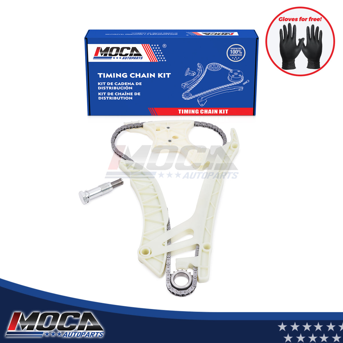 Kit de cadena de distribución compatible con BMW 320i, 228i xDrive, 428i, X3, Z4, 2.0L, 3.0L, DOHC, años 2012 a 2017