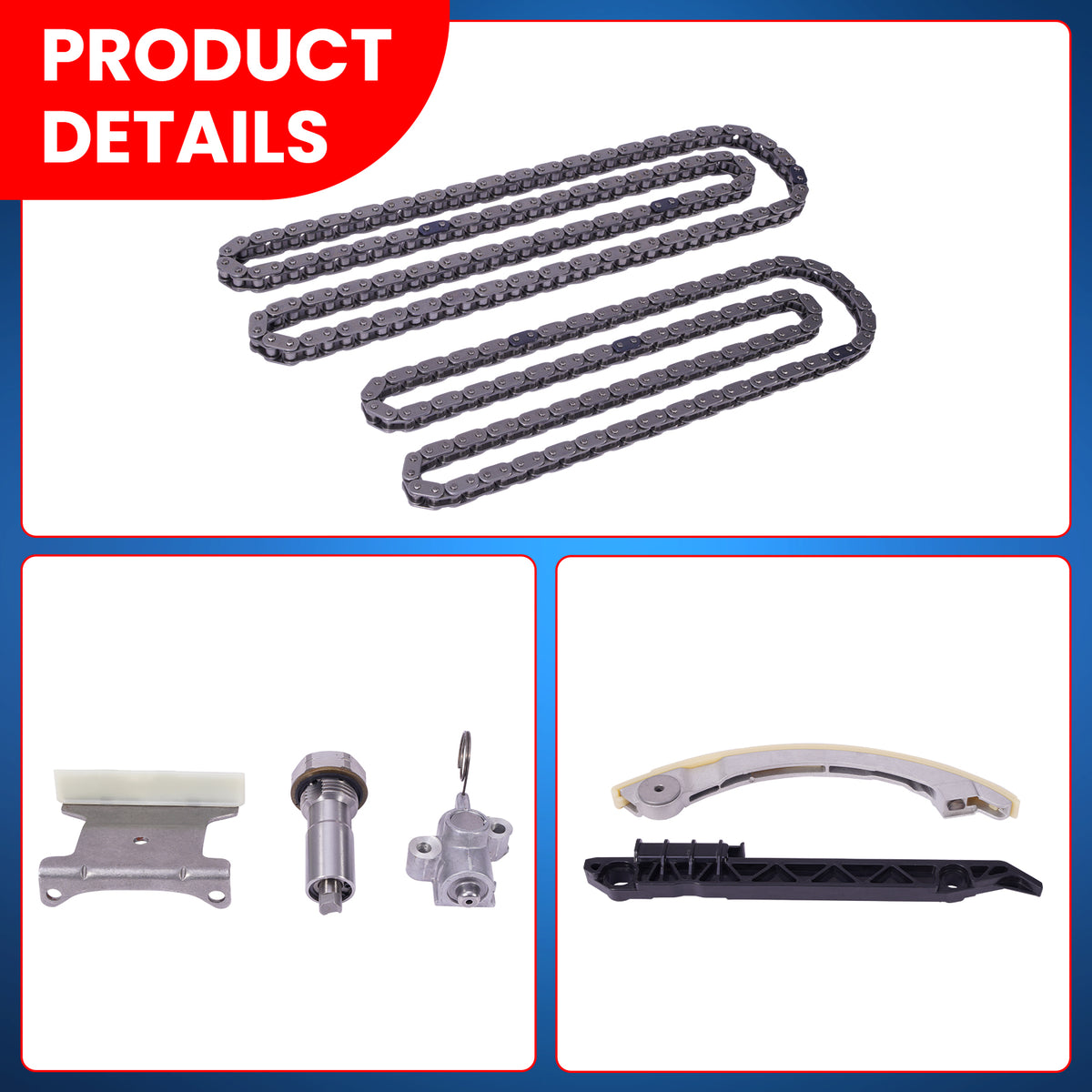 Kit de cadena de distribución compatible con Chevrolet Cobalt HHR Pontiac G5 Saturn Aura 2.2L L4 00-11