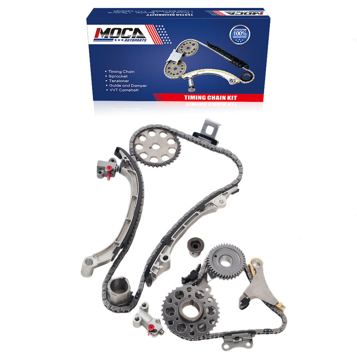 Kit de cadena de distribución para Toyota Tacoma 4Runner Pickup 05-15, motor 2.7L L4 DOHC 2TRFE
