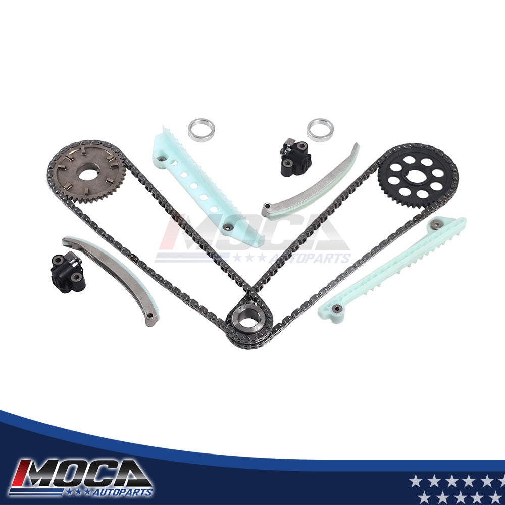 Kit de cadena de distribución compatible con Ford E150, E250, F150, 4.6L V8 SOHC, años 08 a 14