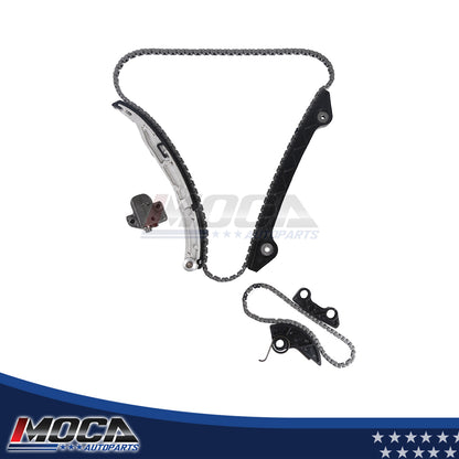 Kit de cadena de distribución compatible con Ford Focus, Escape, Fusion, Mazda Tribute, Milan 2.3L (años 03-08)