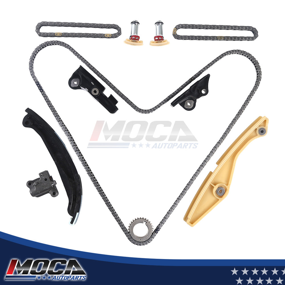 Kit de cadena de distribución compatible con Ford Expedition F150 Lincoln MKX Navigator 3.5L 3.7L 2011-2017