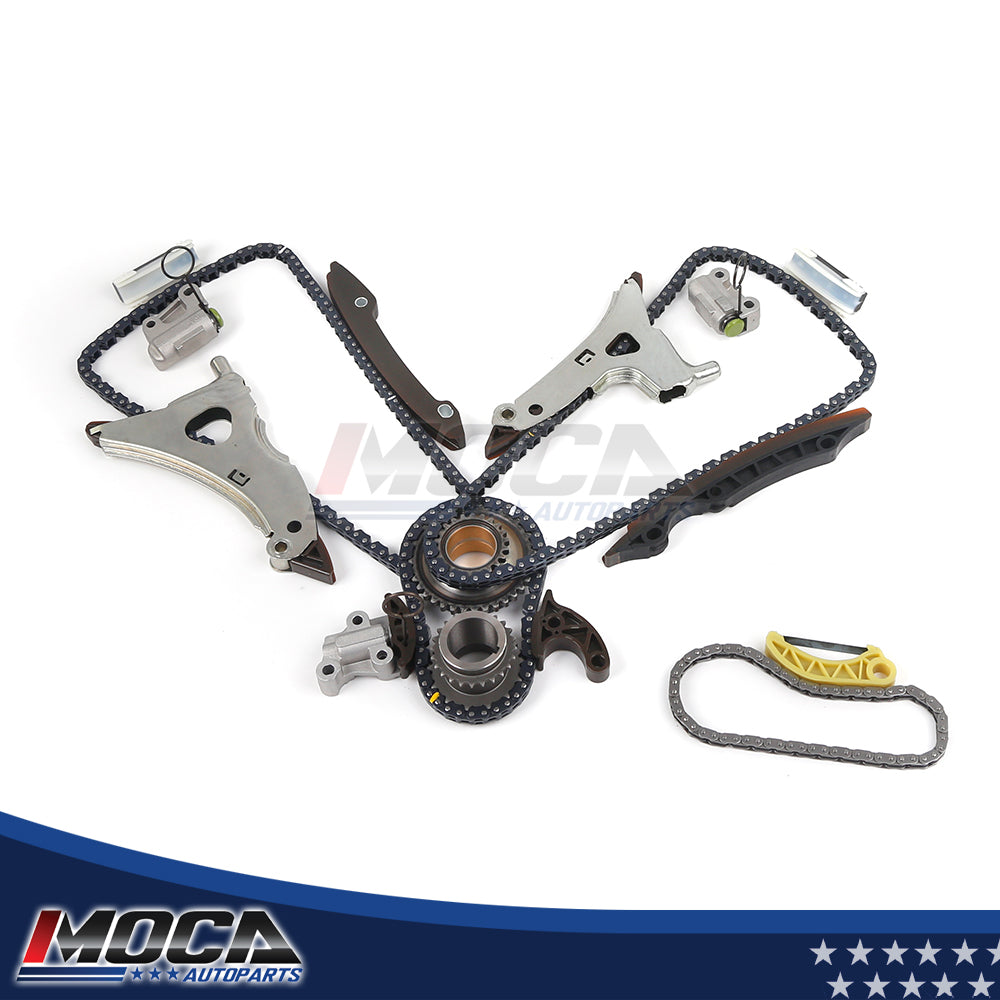 Kit de cadena de distribución compatible con Mercedes-Benz C350, E350, GL, C300, E300, 300, ML350, GLK300, años 11 a 15.