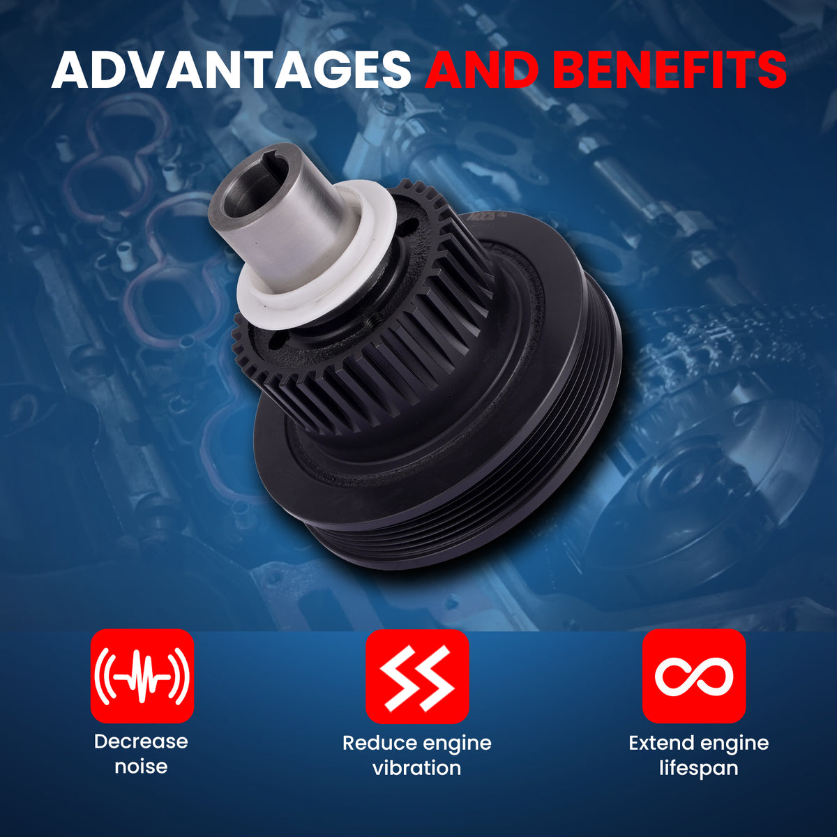 MOCA Engine Harmonic Balancer - HBA111