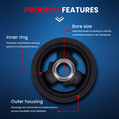 MOCA Engine Harmonic Balancer - HBA127
