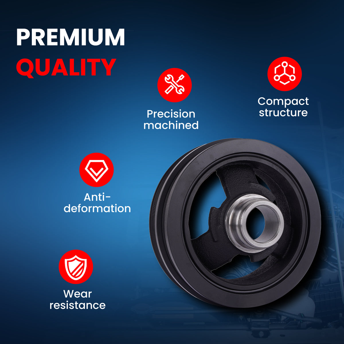 MOCA Engine Harmonic Balancer - HBA127