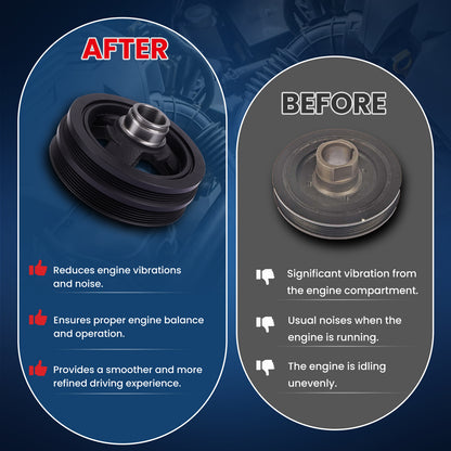 MOCA Engine Harmonic Balancer - HBA127
