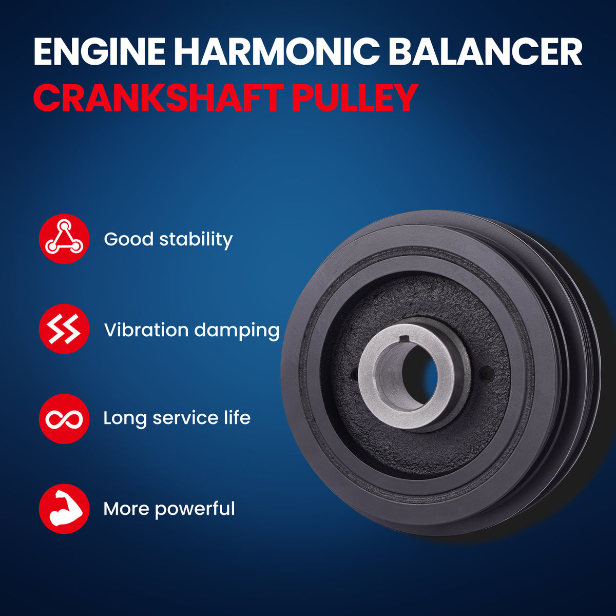 MOCA Engine Harmonic Balancer - HBA140