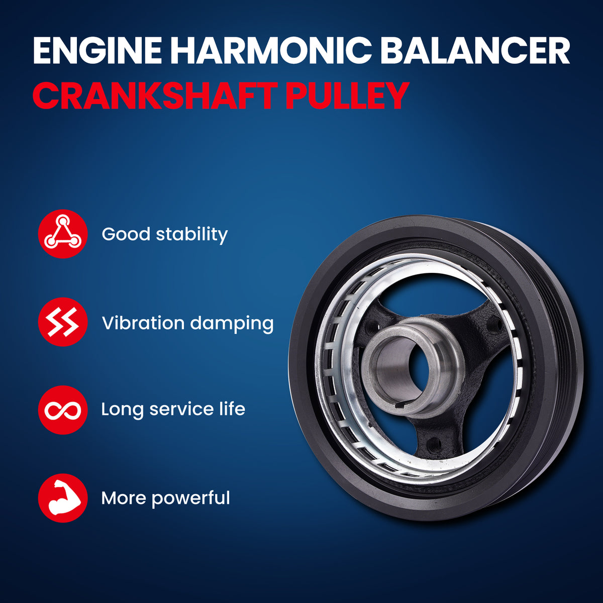 MOCA Engine Harmonic Balancer - HBA148