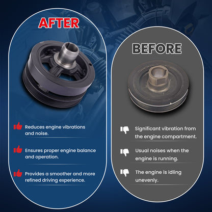 MOCA Engine Harmonic Balancer - HBA191
