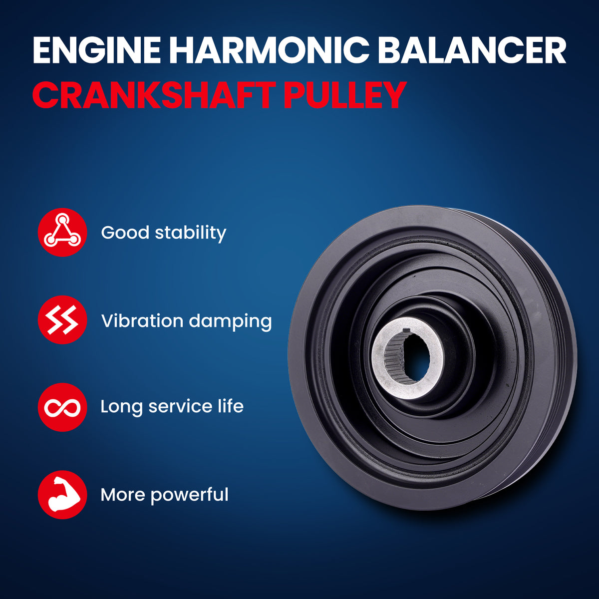 MOCA Engine Harmonic Balancer - HBA192