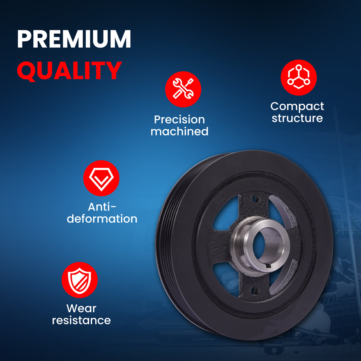 MOCA Engine Harmonic Balancer - HBA197