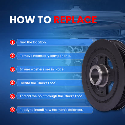 MOCA Engine Harmonic Balancer - HBA197