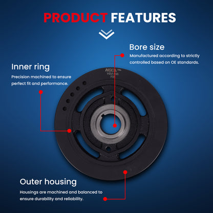 MOCA Engine Harmonic Balancer - HBA198