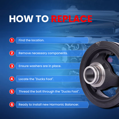 MOCA Engine Harmonic Balancer - HBA209