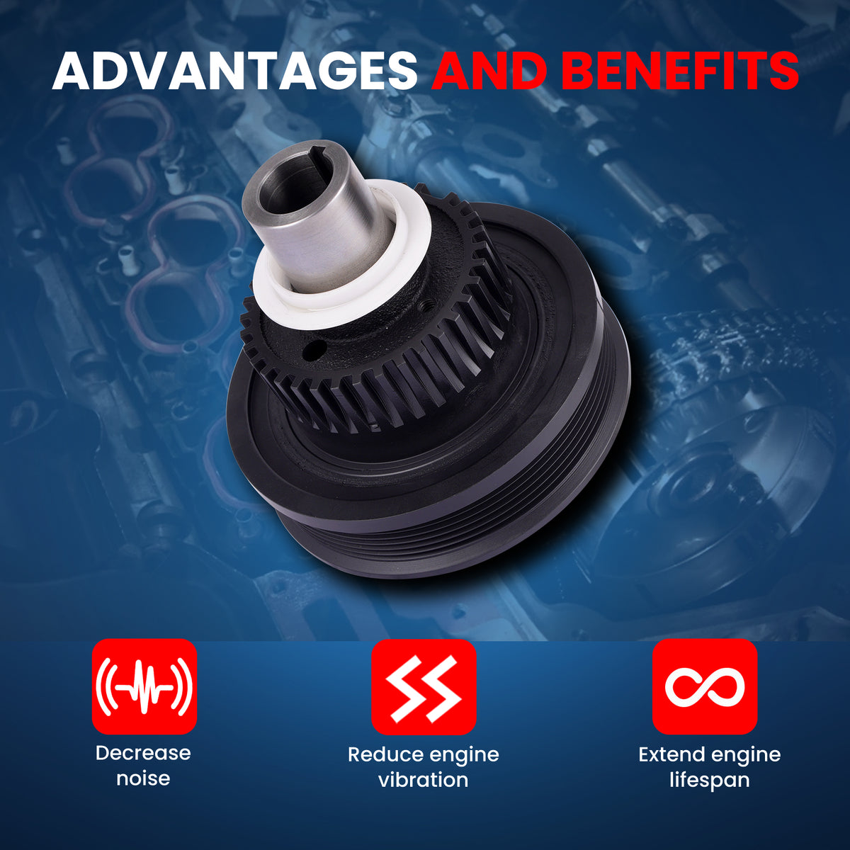 MOCA Engine Harmonic Balancer - HBA236