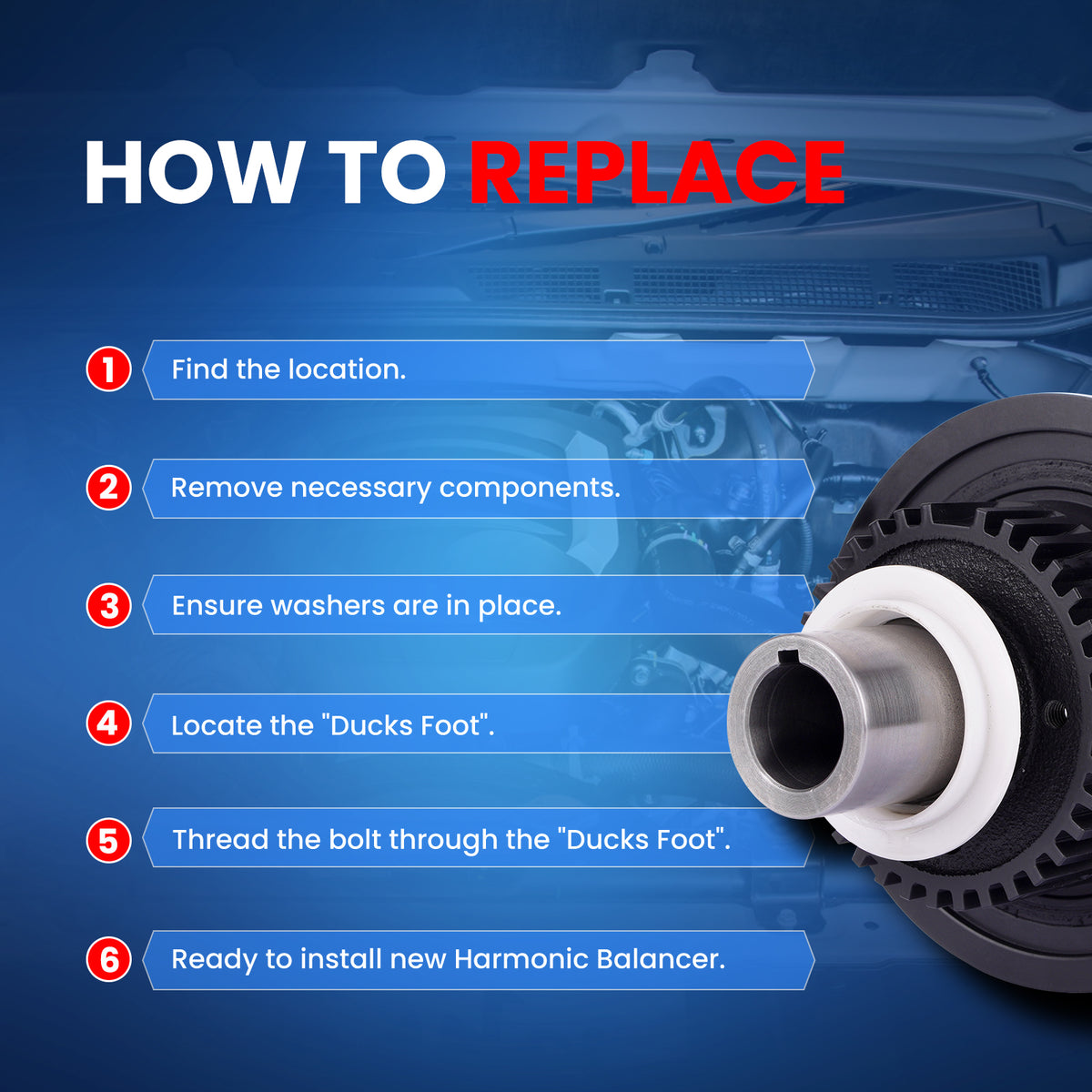 MOCA Engine Harmonic Balancer - HBA236