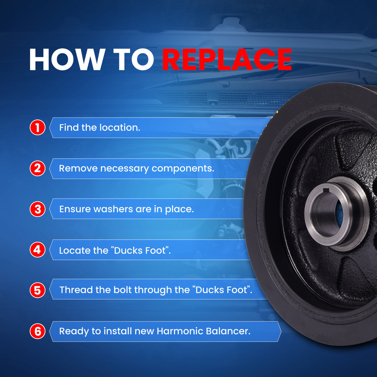 MOCA Engine Harmonic Balancer - HBA258