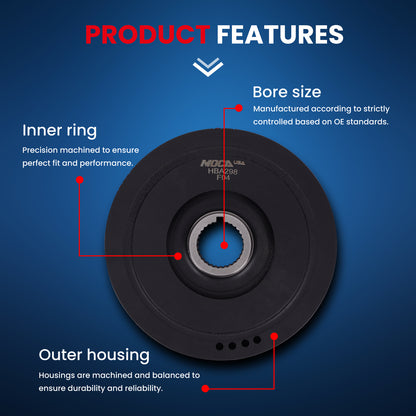 MOCA Engine Harmonic Balancer - HBA298