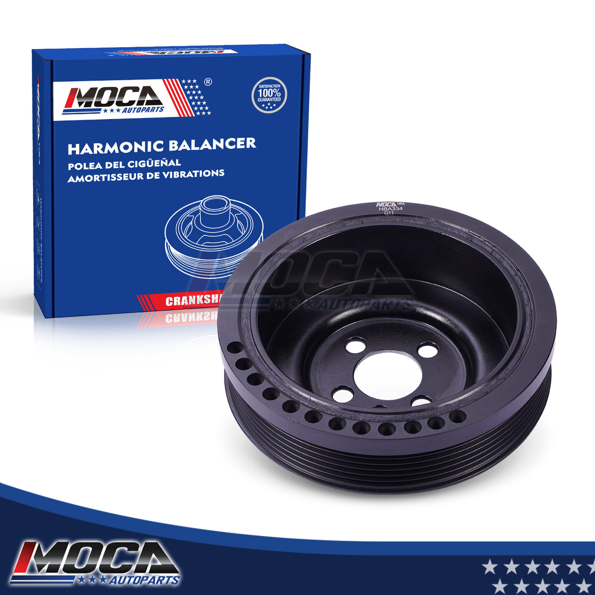 MOCA Engine Harmonic Balancer - HBA334