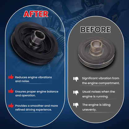 MOCA Engine Harmonic Balancer - HBA340