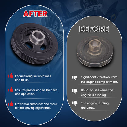 MOCA Engine Harmonic Balancer - HBA341