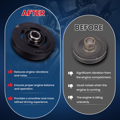 MOCA Engine Harmonic Balancer - HBA386