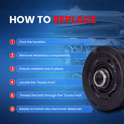 MOCA Engine Harmonic Balancer - HBA386