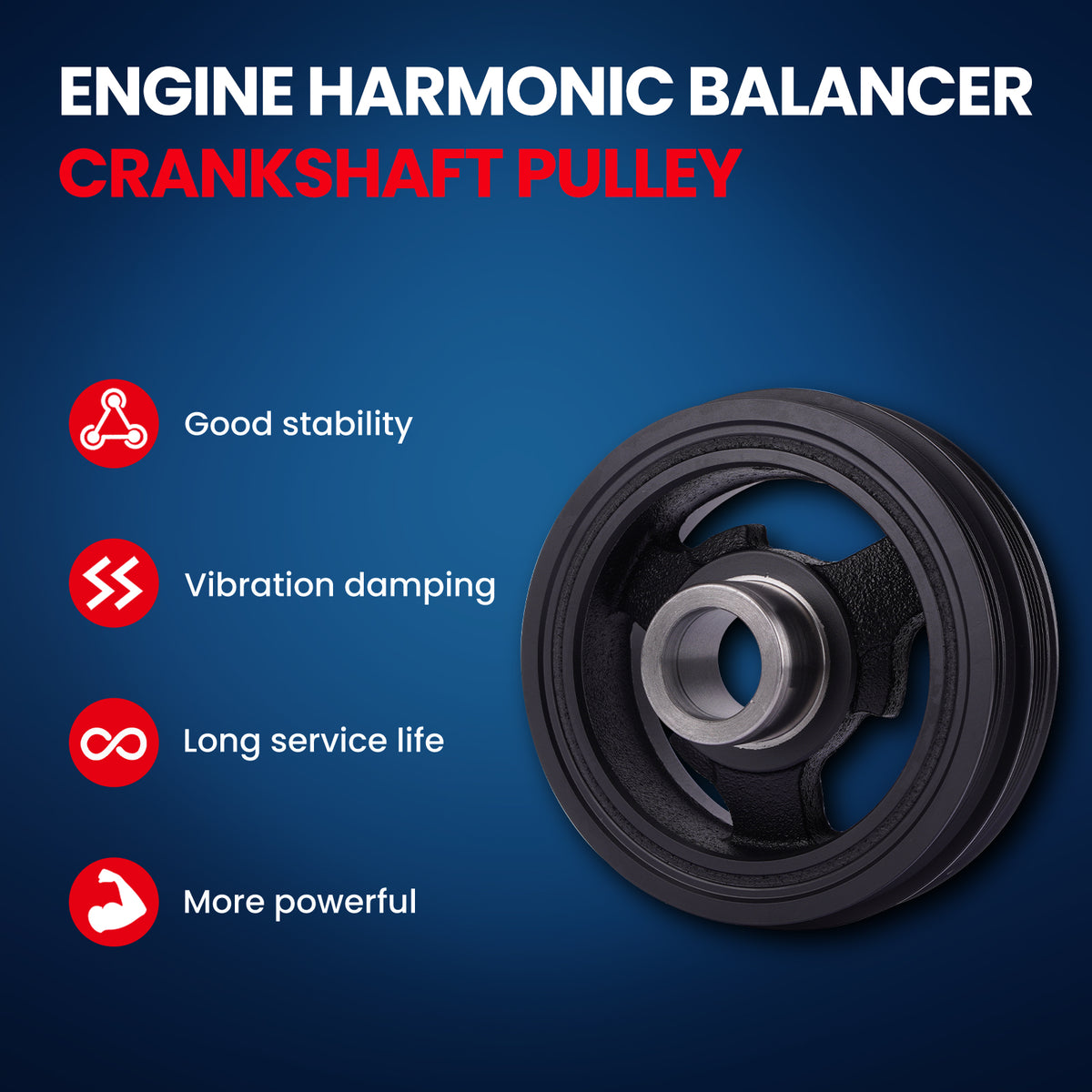 MOCA Engine Harmonic Balancer - HBA401