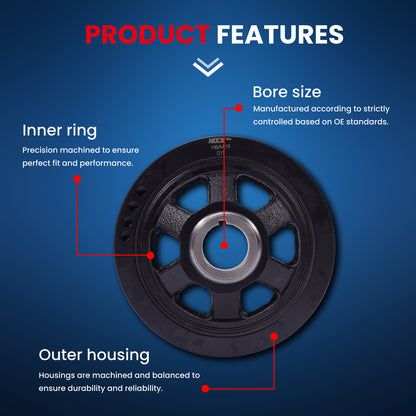 MOCA Engine Harmonic Balancer - HBA415
