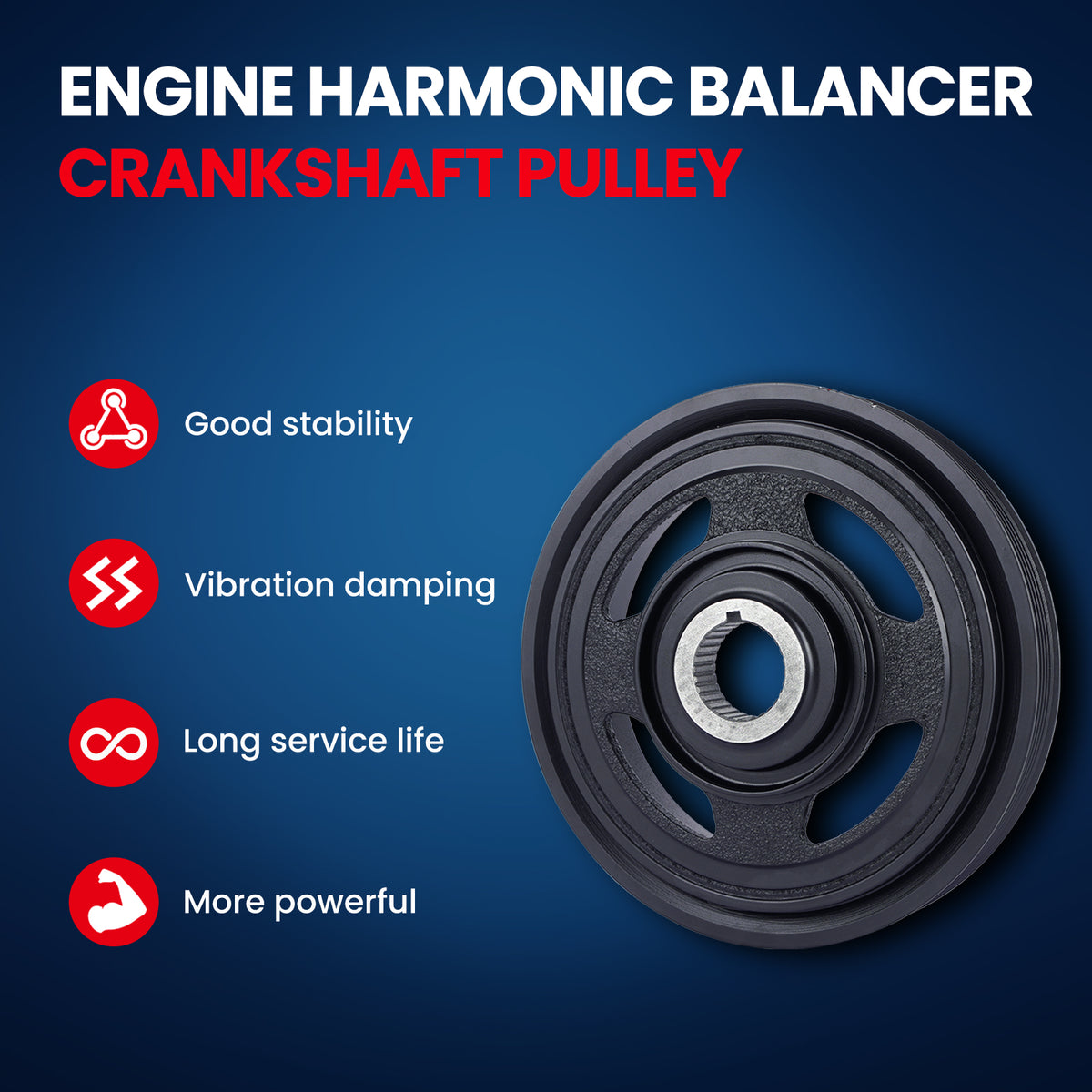 MOCA Engine Harmonic Balancer - HBA429