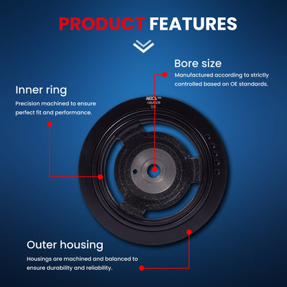 MOCA Engine Harmonic Balancer - HBA508