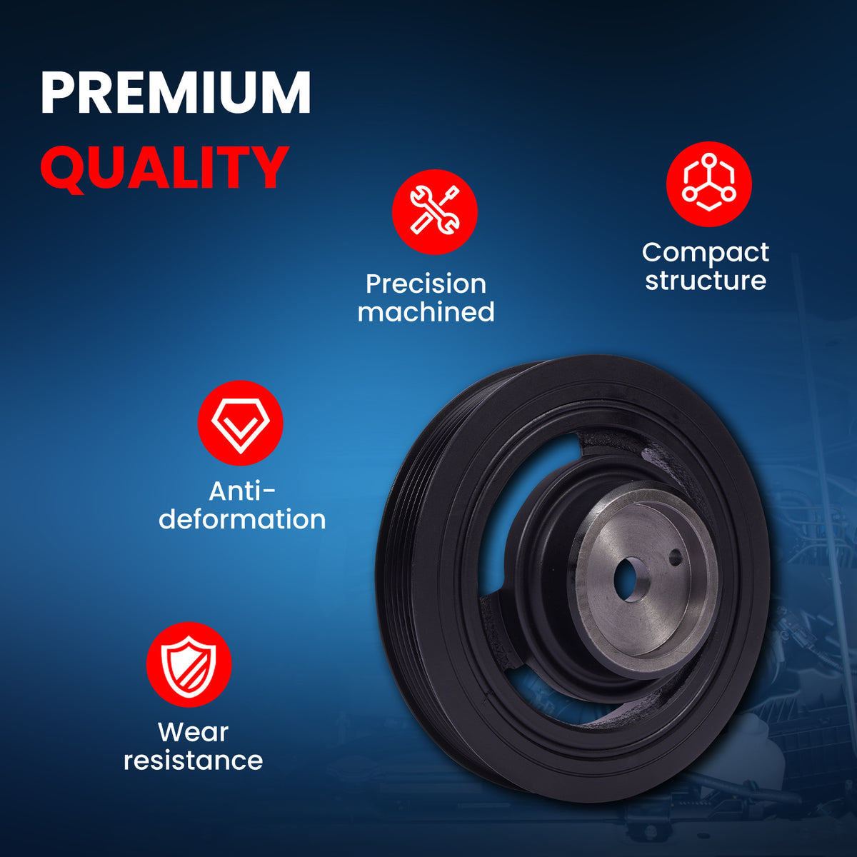 MOCA Engine Harmonic Balancer - HBA508