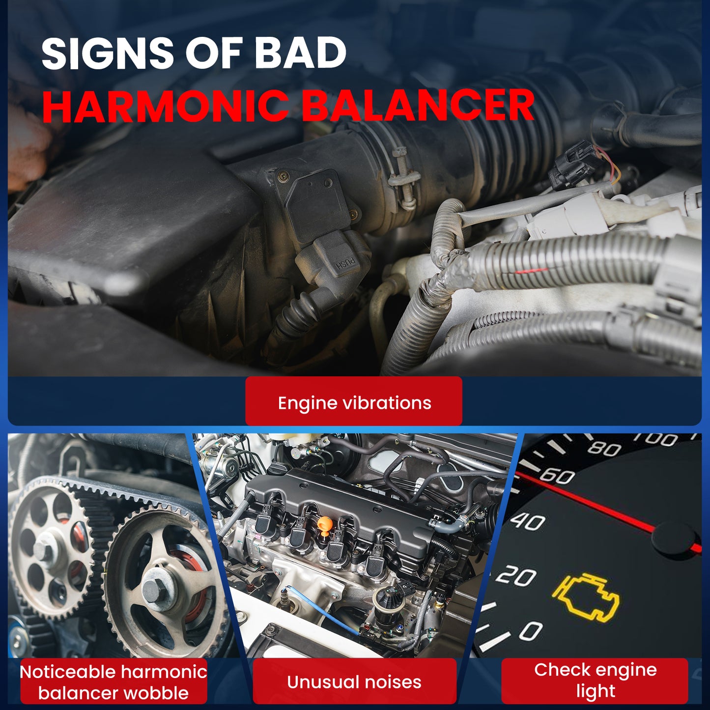 MOCA Engine Harmonic Balancer - HBA508