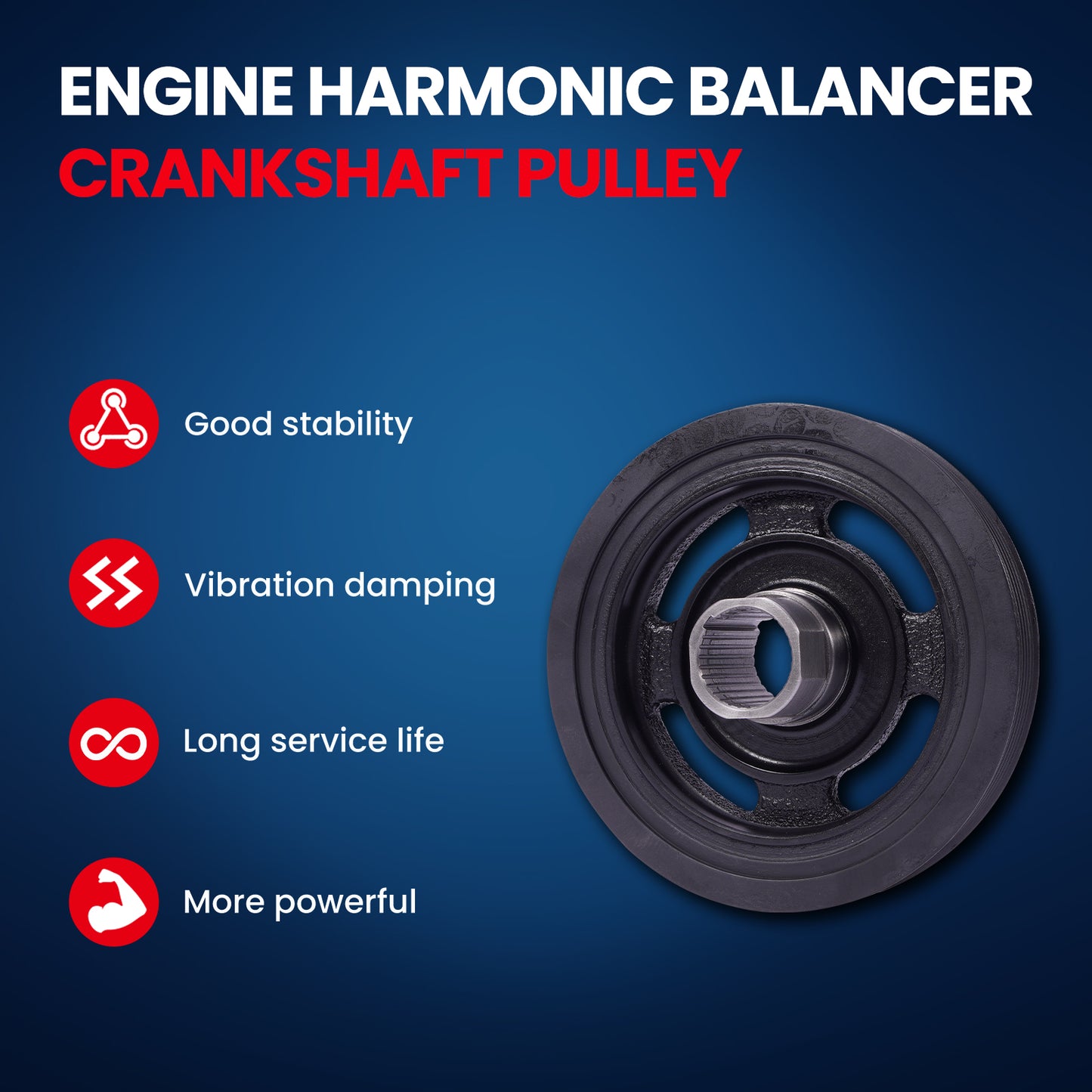 MOCA Engine Harmonic Balancer - HBA569
