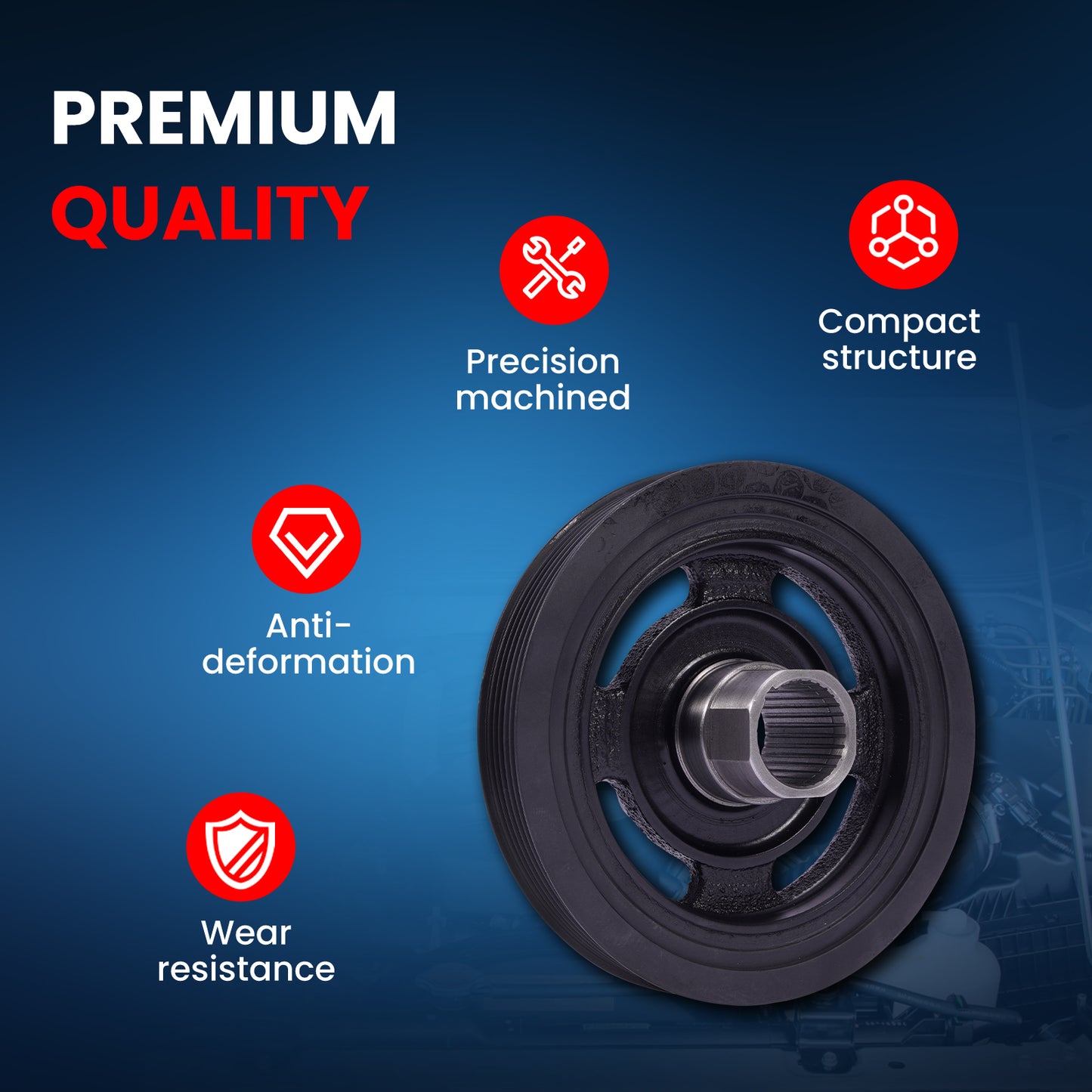 MOCA Engine Harmonic Balancer - HBA569