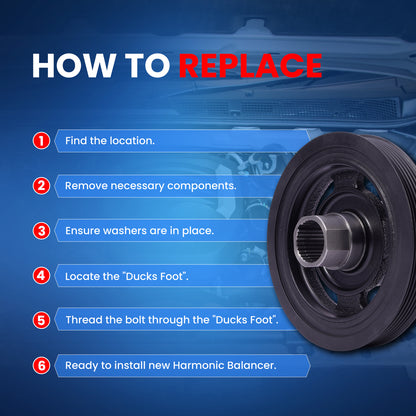 MOCA Engine Harmonic Balancer - HBA569