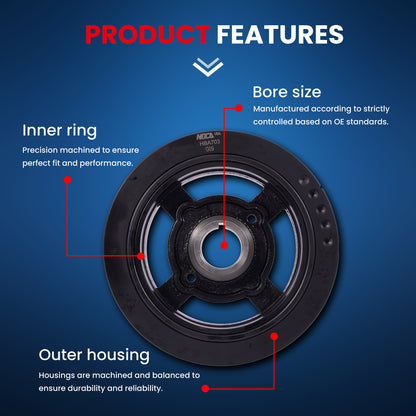 MOCA Engine Harmonic Balancer - HBA703