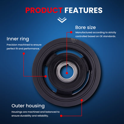 MOCA Engine Harmonic Balancer - HBA716