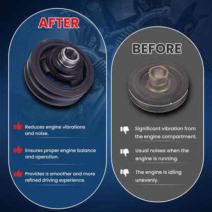 MOCA Engine Harmonic Balancer - HBA716