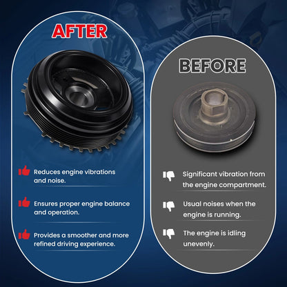 MOCA Engine Harmonic Balancer - HBA741