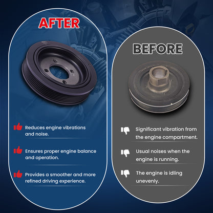 MOCA Engine Harmonic Balancer - HBA755