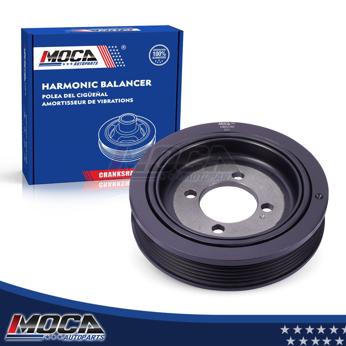 MOCA Engine Harmonic Balancer - HBA760