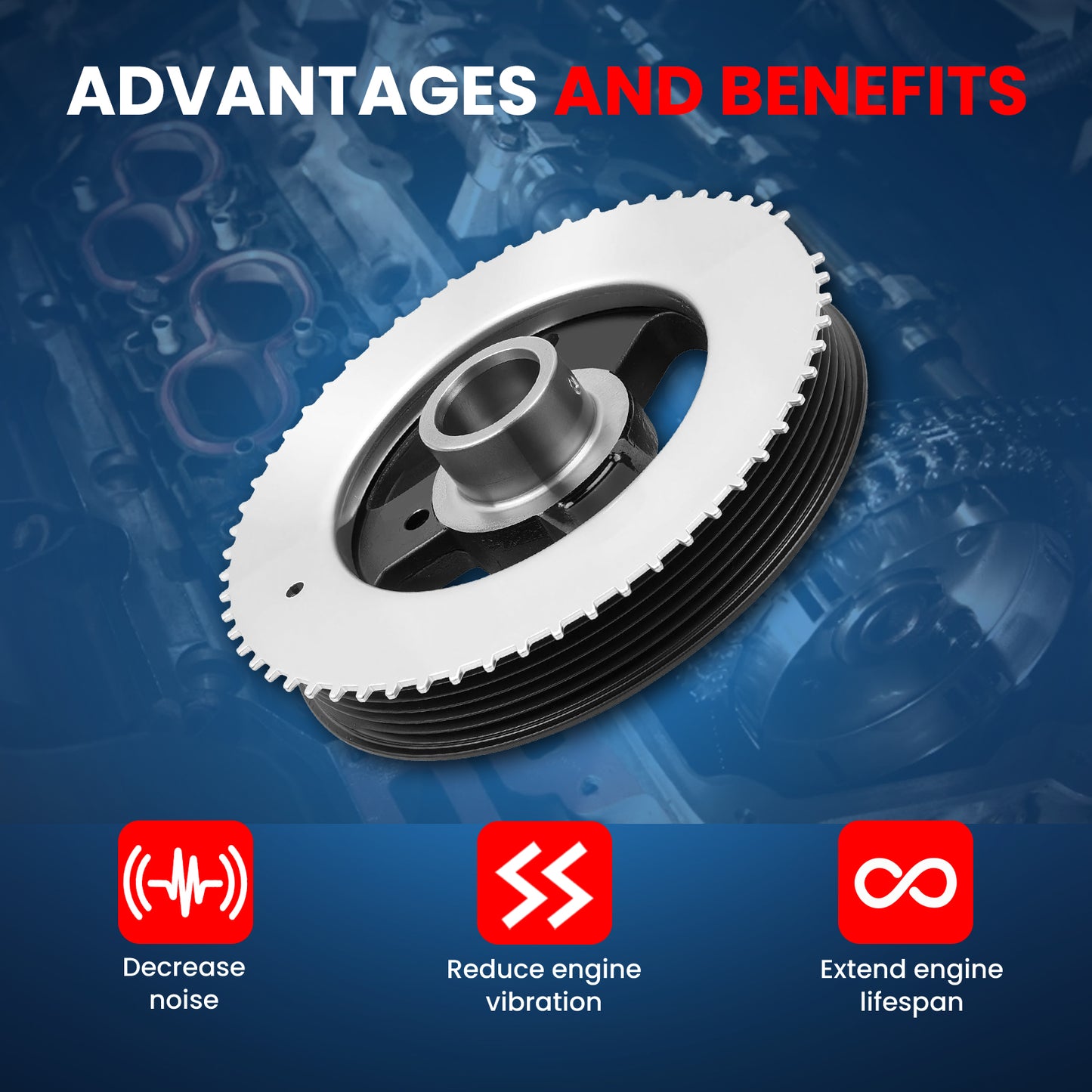 MOCA Engine Harmonic Balancer - HBA771