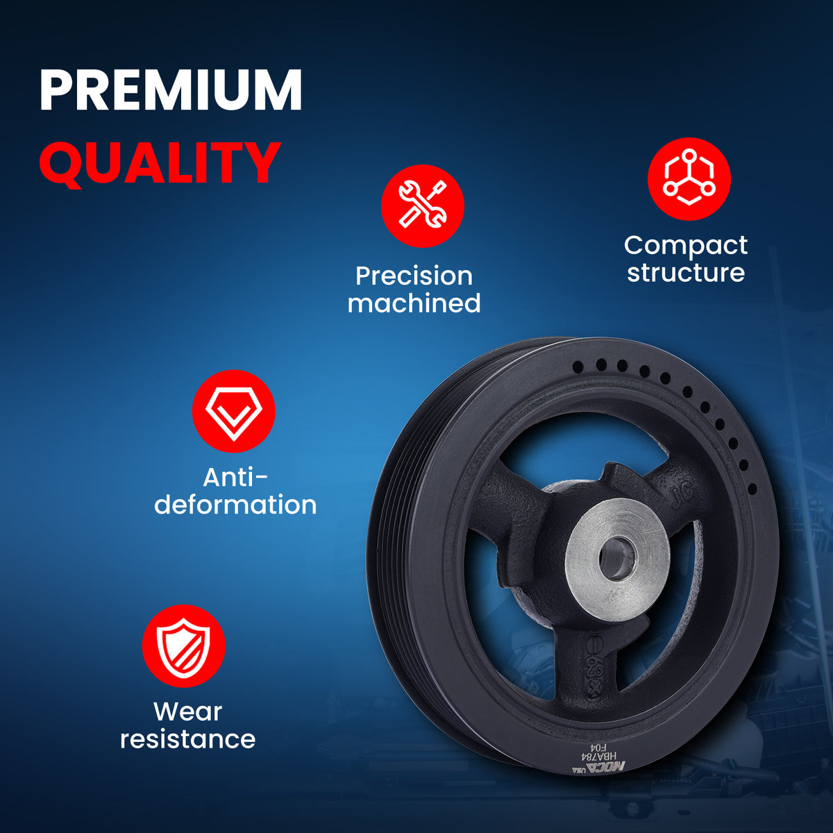 MOCA Engine Harmonic Balancer - HBA784