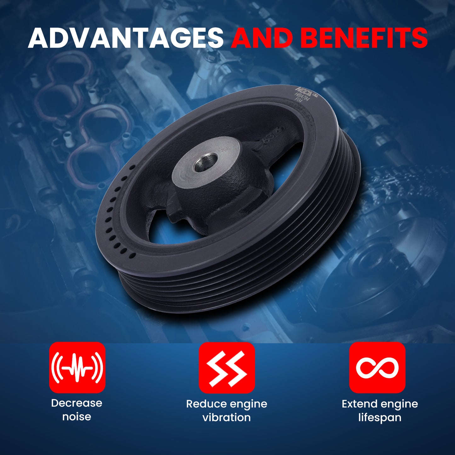 MOCA Engine Harmonic Balancer - HBA784